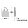 656788SP_01.jpg PASTIGLIE FRENO ANTERIORE SBS 788SP
