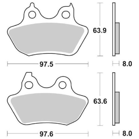 6568466_01.jpg PASTIGLIE FRENO POSTERIORE SBS 846H.LS