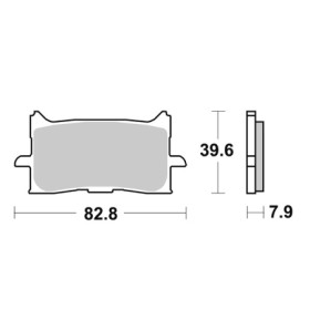PASTIGLIE FRENO ANTERIORE SBS 940HS 6569405_01.jpg PASTIGLIE FRENO ANTERIORE SBS 940HS