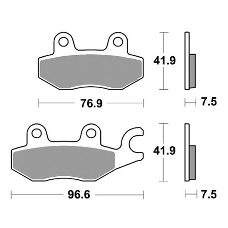 6569555_01.jpg PASTIGLIE FRENO ANTERIORE SBS 955HS