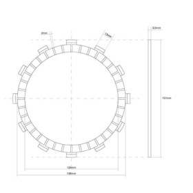 DISCO FRIZIONE GUARNITO FCC 741475.jpg DISCO FRIZIONE GUARNITO FCC