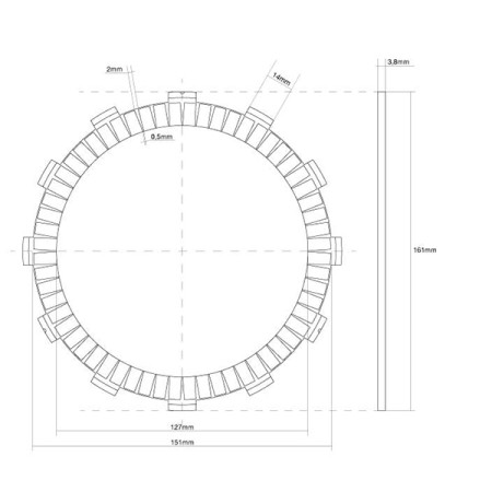 741482.jpg DISCO FRIZIONE GUARNITO FCC