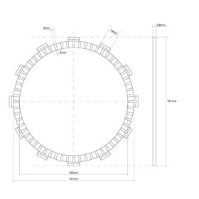 DISCO FRIZIONE GUARNITO FCC 741486.jpg DISCO FRIZIONE GUARNITO FCC