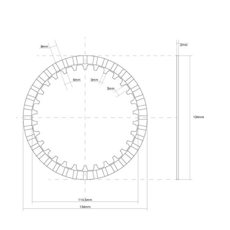 741500.jpg DISCO FRIZIONE GUARNITO FCC