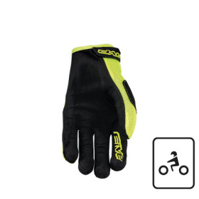 81180L_01.jpg GUANTI FIVE MXF3 BLACK/FLUO YELLOW (XXXL) Rif.FIVE: 1219091613