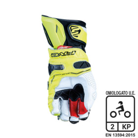 81239L_01.jpg GUANTI FIVE RFX RACE WHITE/FLUO YELLOW (XXL) Rif.FIVE: 0121015912