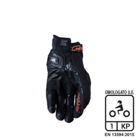 81245L_01.jpg GUANTI FIVE STUNT EVO BLACK/RED (XXL) Rif.FIVE: 0221061812