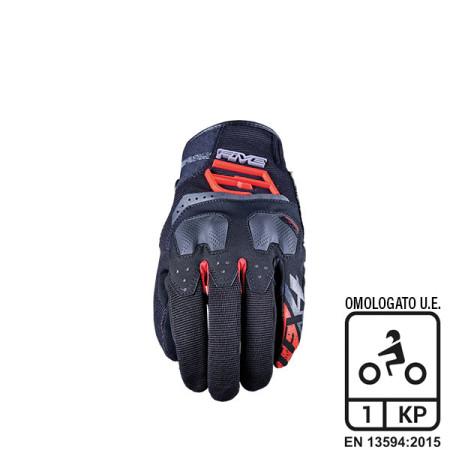 81283L_01.jpg GUANTI FIVE TFX4 BLACK/RED (L) Rif.FIVE: 0522081810