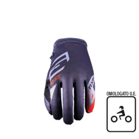 81291L_01.jpg GUANTI FIVE MXF4 SCRUB GREY/FLUO RED (L) Rif.FIVE: 1222123510