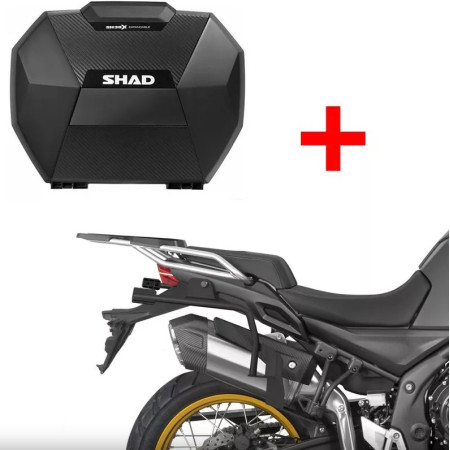 VALICO DSX 525 3P SYSTEM.jpg SHAD VALIGIE LATERALI ESPANDIBILI SH38X CARBON - PER VOGE VALICO DSX 525 + SUPPORTI 3P SYSTEM (STAF