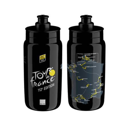 0160414993.png ELITE BORRACCIA FLY TEAMS 2025 TOUR DE FRANCE, BLACK MAP 550 ML