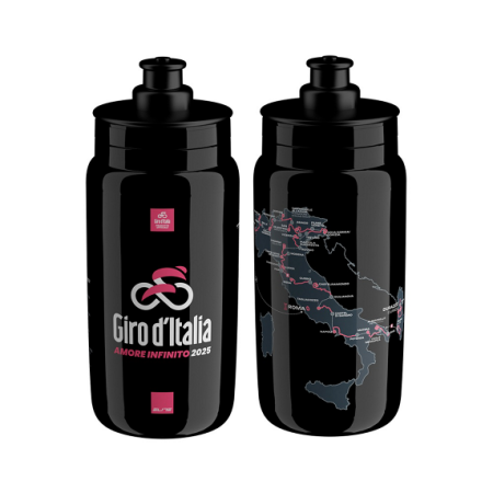016041501.png ELITE BORRACCIA FLY TEAMS 2025 GIRO D'ITALIA, BLACK MAP 550 ML