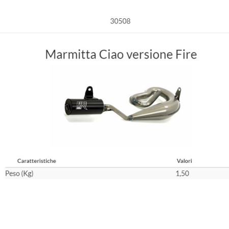 30508.jpg MARMITTA PIAGGIO CIAO OMOLOGATA