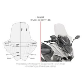 D6110ST.jpg SCHERMO TRASP. KYMCO AK 550 (2017)