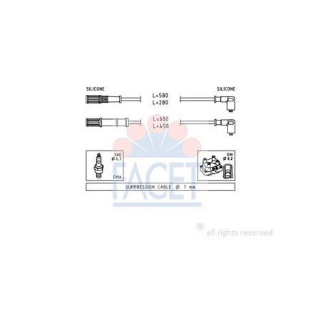 SERIE CAVI ACCENSIONE COMPLETA