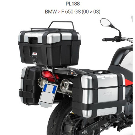 PL188ISTR.jpg GIVI PORTAVALIGE LATERALE.BMW F 650 GS'00-01