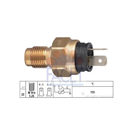 AD ESAURIMENTO-SENSORE DI TEMPERATURA REFRIGERANTE