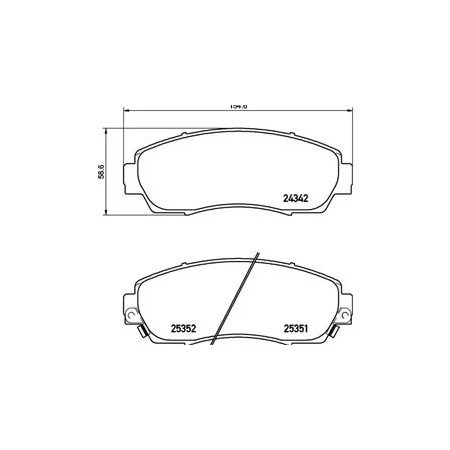PASTIGLIE FRENO HONDA