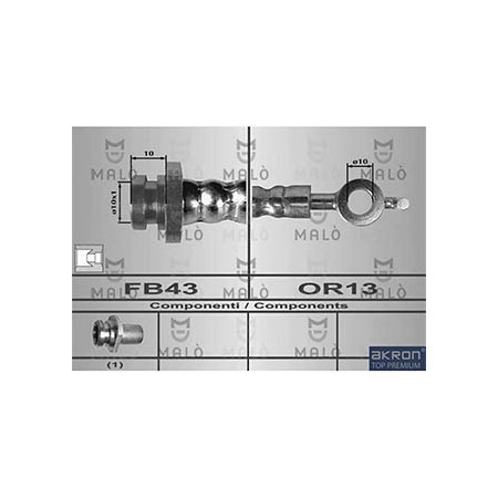FLESSIBILE DEL FRENO - AKRON