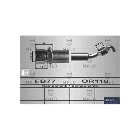 FLESSIBILE DEL FRENO - AKRON