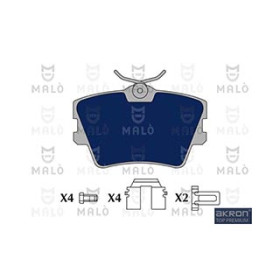 AKRON TP-PASTIGLIE FRENO 21882/17