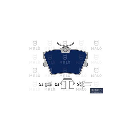 AKRON TP-PASTIGLIE FRENO 21882/17