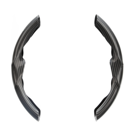 33074-A-01.jpg GRIPS, COPRIVOLANTE SPORTIVO IN PVC, UNIVERSALE - CARBON-LOOK