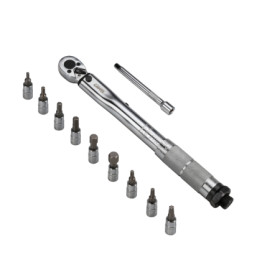 65935-S-02.jpg CHIAVE DINAMOMETRICA CON CRICCHETTO REVERSIBILE 1/4"" - 5-25 NM