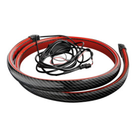 SPOILER CARBON-LOOK ADESIVO CON INTEGRATA STRISCIA LUMINOSA A LED ROSSI - 120 CM - 12V 73652-S-02.jpg SPOILER CARBON-LOOK ADESIVO CON INTEGRATA STRISCIA LUMINOSA A LED ROSSI - 120 CM - 12V