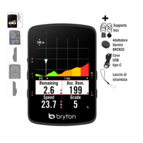 BRYTON RIDER BR550E  GPS PER BICI COMPRESO DI SUPPORTO (SOLO DISPOSITIVO) BR550E.jpg BRYTON RIDER BR550E  GPS PER BICI COMPRESO DI SUPPORTO (SOLO DISPOSITIVO)