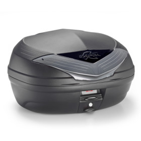 K466NT2.jpg KAPPA BAULETTO COLORE NERO 46 LT. CON CATADIOTTRO TRASPARENTE VERNICIATO ARGENTO