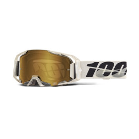 461401.jpg Maschera 100% armatic pitch - lente a specchio oro