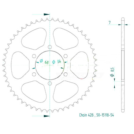 540005254.jpg Corona in acciaio p428 - z54 (dis.00052)