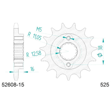 540055015A.jpg Pignone afam in acciaio p525 - z15 (dis.00550)