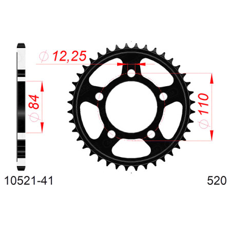 541052141A.jpg Corona afam in acciaio p520 - z41 (dis.10521)