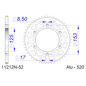 541121252A.jpg Corona afam in alluminio p520 - z52 (dis.11212)