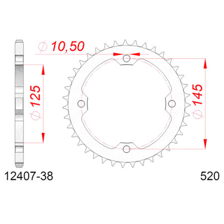 541250938A.jpg Corona afam in acciaio p520 - z38 (dis.12509)