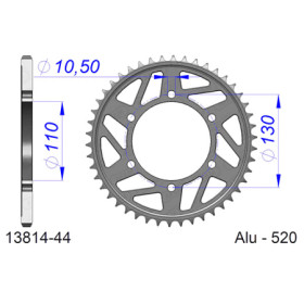 541381244A.jpg Corona afam in alluminio p520 - z44 (dis.13812)