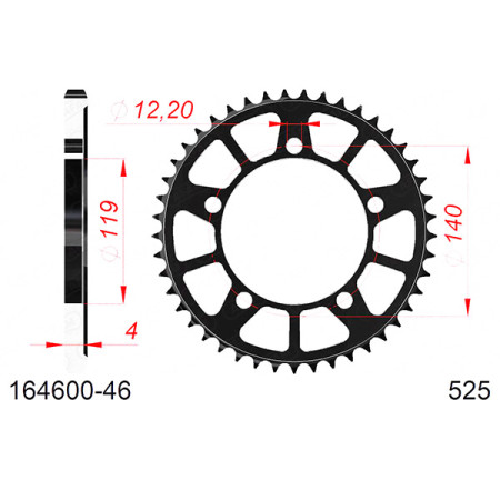 541646046A.jpg Corona afam in acciaio p525 - z46 (dis.16460)