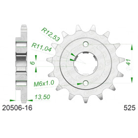 542050616A.jpg Pignone afam in acciaio p525 - z16 (dis.20506)