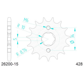 544930015A.jpg Pignone afam in acciaio p428 - z15 (dis.49300)
