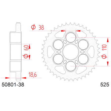545080138A.jpg Corona afam in acciaio p525 - z38 (dis.50801)