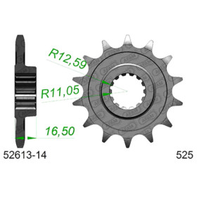 545260814A.jpg Pignone afam in acciaio p525 - z14 (dis.52608)