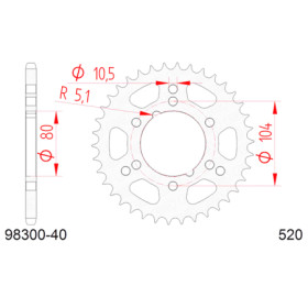 549240440A.jpg Corona afam in acciaio p520 - z40 (dis.92404)