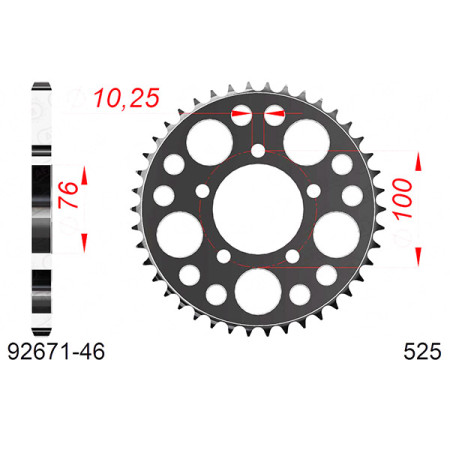 549267146A.jpg Corona afam in acciaio p525 - z46 (dis.92671)