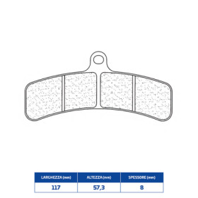 642919XBK5.jpg Set pastiglie freno cl brakes 2919xbk5