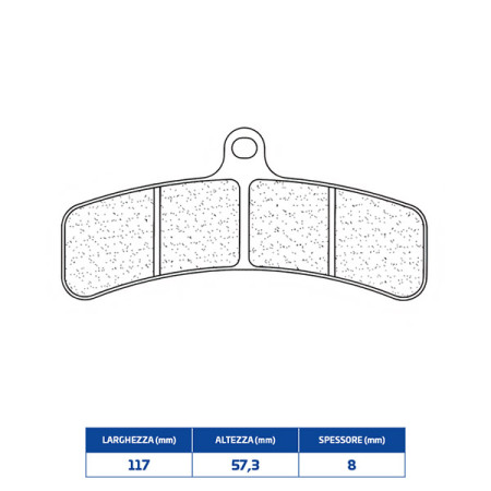 642919XBK5.jpg Set pastiglie freno cl brakes 2919xbk5