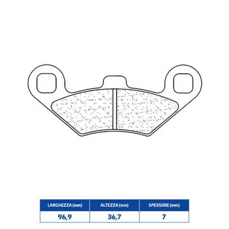 642927X59.jpg Set pastiglie freno cl brakes 2927x59