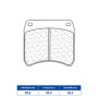 642950XBK5.jpg Set pastiglie freno cl brakes 2950xbk5