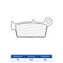 643006MSC.jpg Set pastiglie freno cl brakes 3006msc